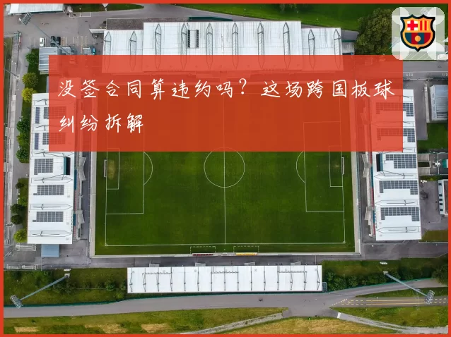 没签合同算违约吗？这场跨国板球纠纷拆解