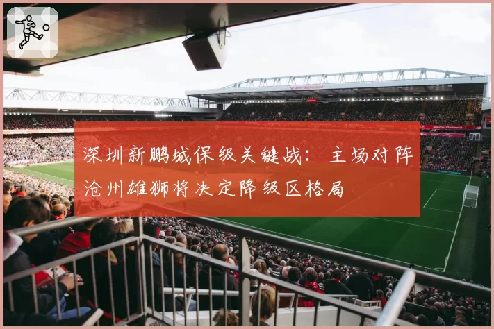 深圳新鹏城保级关键战:主场对阵沧州雄狮将决定降级区格局