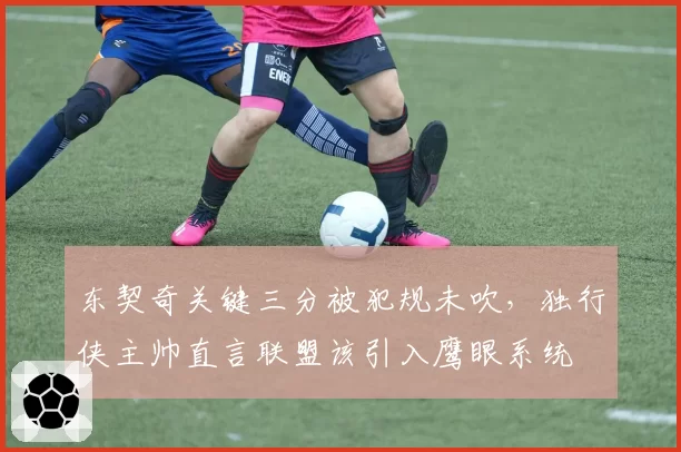 东契奇关键三分被犯规未吹，独行侠主帅直言联盟该引入鹰眼系统